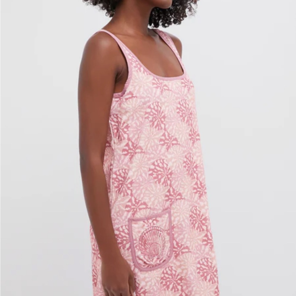 NWT Dusty Rose Nautilus Shell Mini Terry Coverup